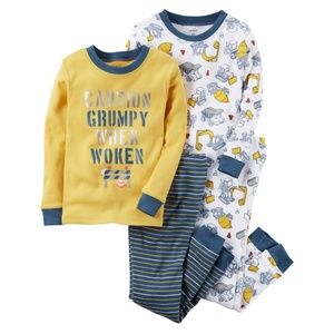 Carter's 4-Piece Construction Snug Fit PJs, Size 6